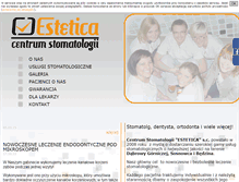 Tablet Screenshot of estetica-cs.pl